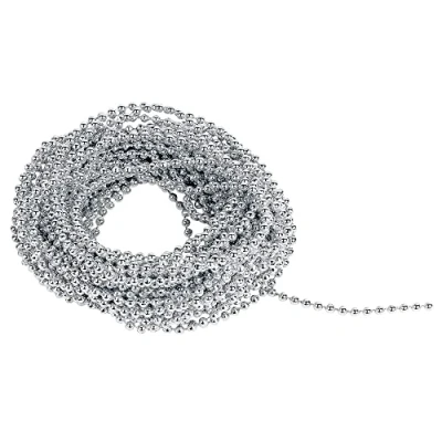 Afbeelding van Ideen mit Herz Parelband parelslinger kralen: Ø 3 mm 10 m lang (zilver)