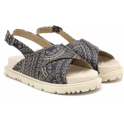 Afbeelding van Goby Tribal Chic Dames Sandalen Handmade Vegan Maat 41