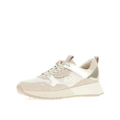 Afbeelding van Michael Kors THEO Trainer Sneakers laag cream/multicoloured, Dames, Maat: 36.5, Cream/multi coloured Leer en imitatieleer