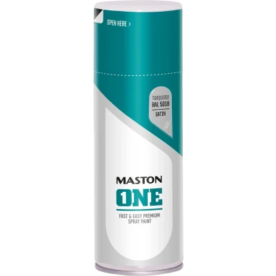 Afbeelding van Maston ONE Spuitlak Zijdeglans Turquoise (RAL 5018) 400 ml