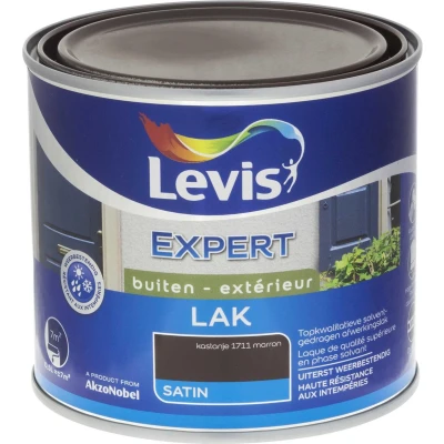 Afbeelding van Levis Expert Lak Buiten Zijdeglans 0,5l Kastanje