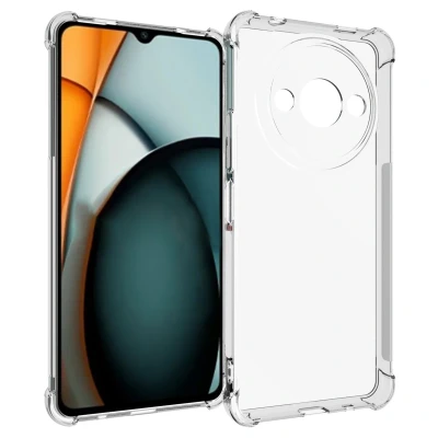 Afbeelding van Xiaomi Redmi A3 Hoesje Siliconen en TPU (zacht) iMoshion Softcase/Backcover Transparant Telefoonhoesje