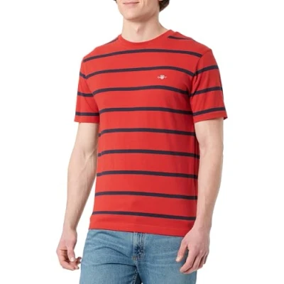 Afbeelding van GANT Tshirt print, Heren, Maat: XXL, Ruby red