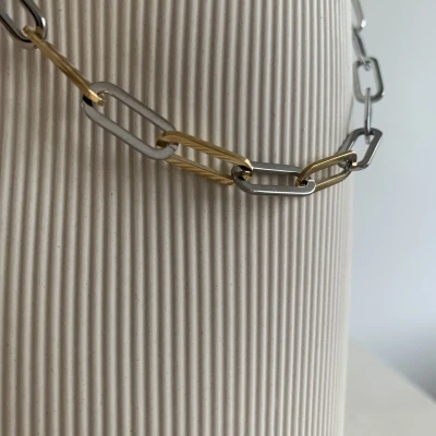 Afbeelding van MW Closed 4 Ever Ketting Bi Color