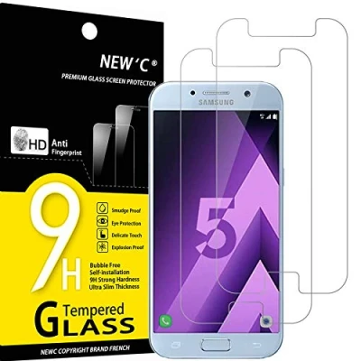 Afbeelding van NEW&#039;C 2 Stuks, Screen Protector voor Samsung Galaxy A5 2017, Gehard Glass Schermbeschermer Film 0.33 mm ultra transparant, resistent