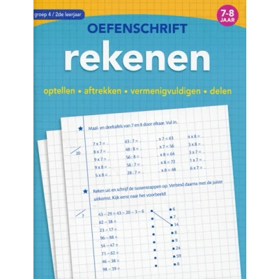 Afbeelding van Mijn Oefenschrift Rekenen 7 tot 8 jaar
