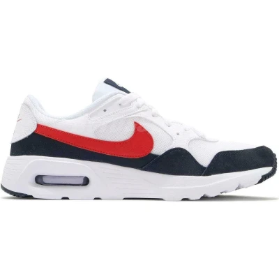 Afbeelding van Nike Air Max Sc Sneakers voor dames, Witte University Red Obsidiaan, 40 EU