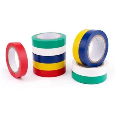Afbeelding van Amazon Basics Isolatietape, 1,3 cm x 6,1 m, veelkleurig, algemeen voor huishoudelijk gebruik of doe het zelven, auto&#039;s, elektrische apparaten, etikettering en handwerk, 10 stuks