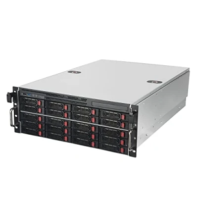 Afbeelding van SilverStone Technology RM43 320 RS, 4U 20 bay 2,5&quot; / 3,5&quot; HDD/SSD rackmount opslagserver chassis Mini SAS HD SFF 8643 12 Gb/s interface, SST RS