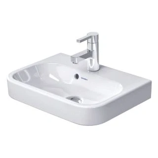 Afbeelding van Duravit HappyD 2 meubelfontein met overloop kraangat 50x36cm wit