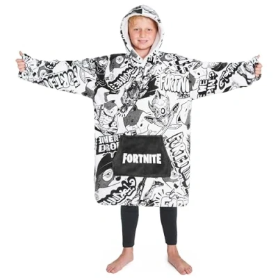 Afbeelding van Fortnite Hoodie Blanket voor Jongens, Oversized Sweater, Battle Royal Sweatshirt Jongens en Meisjes, Unisex Deken, Gift for Gamer, Cadeau Tieners (Grijs)