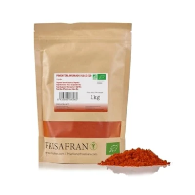 Afbeelding van FRISAFRAN Gerookt paprikapoeder Zoet 1kg Zoete Paprika Gerookte Biologische Smoked