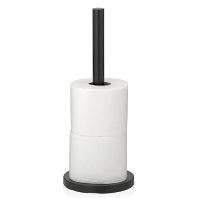 Afbeelding van Kela Toiletrolhouder, Voor 3 Rollen, 37 cm, Zwart Carta