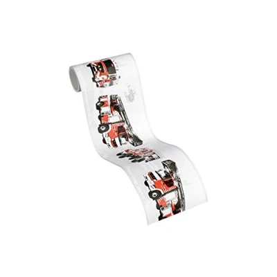 Afbeelding van AS Creation Little Stars 35814 1 Rood / Zwart