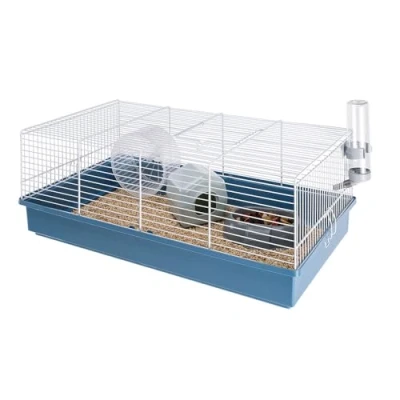 Afbeelding van Ferplast KOOI voor hamsters, muizen, CRICETI 11, metaal en kunststof, inclusief accessoires, 57,5 x 31 h 21,5 cm.