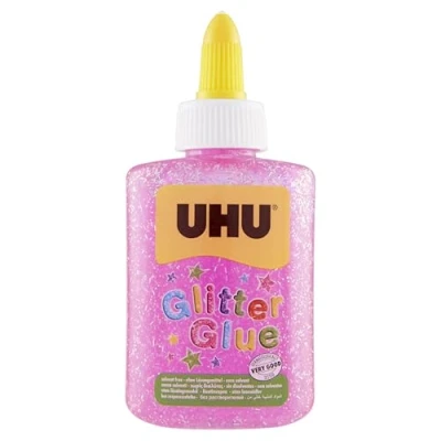 Afbeelding van UHU Glitter lijmfles, 88,5 ml roze
