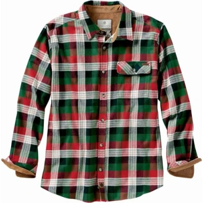 Afbeelding van Legendary Whitetails Herren Buck Camp Flanellhemd met knoopsluiting, Alpine Mountain Plaid, 5XL