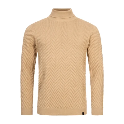 Afbeelding van INDICODE JEANS Trui &#039;Saini&#039; beige