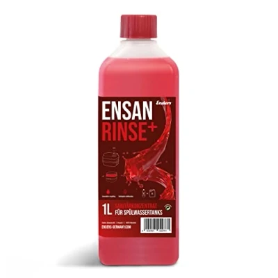 Afbeelding van Enders Toiletvloeistof ENSAN RINSE+ 1 L microbiologisch sanitaire vloeistof, voor spoelwatertank, mobiele wc, Blue Angel, milieuvriendelijk, bijzonder zuinig