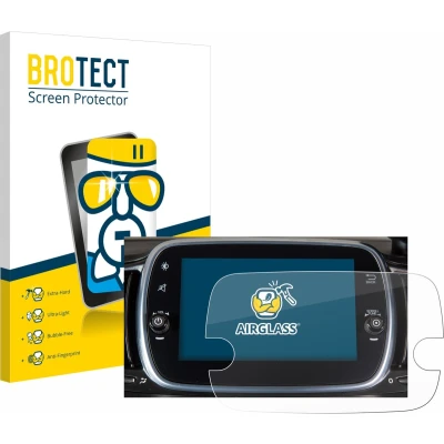 Afbeelding van BROTECT Screenprotector voor Fiat 595 Abarth Uconnect 7&quot; Folie Beschermfolie Beschermglas transparant