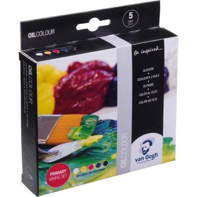 Afbeelding van van Gogh olieverf, primaire mengset 5 x 20 ml olieverf