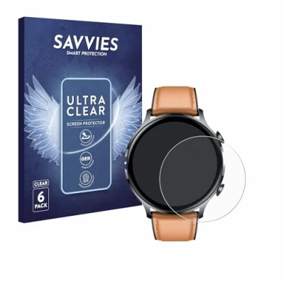 Afbeelding van Savvies (6 Stuks) Schermbeschermer voor NONGAMX Smartwatch 1.39&quot; Screen Protector Ultra Transparant