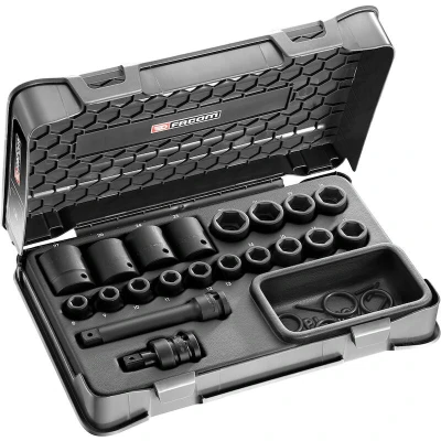 Afbeelding van Facom set met impact doppen 1/2&quot; van 8 tot 27 mm NS.500B