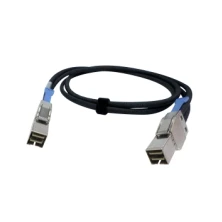 Afbeelding van QNAP CAB PCIE10M 8644 4X Serial Attached SCSI (SAS) kabel 1 m Zwart