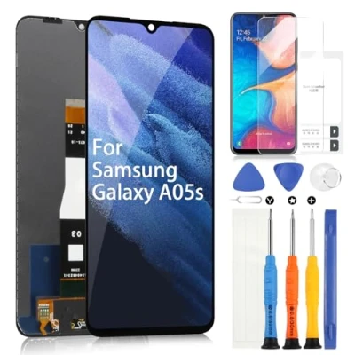 Afbeelding van Scherm voor Samsung Galaxy A05s SM A057F A057M LCD scherm, touchscreen, montage, vervanging, glas, digitizer met reparatiekit, zwart