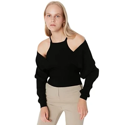 Afbeelding van Trendyol Kameelkleurige Blouse Trui Gebreide Pak Twoaw22Kz0865