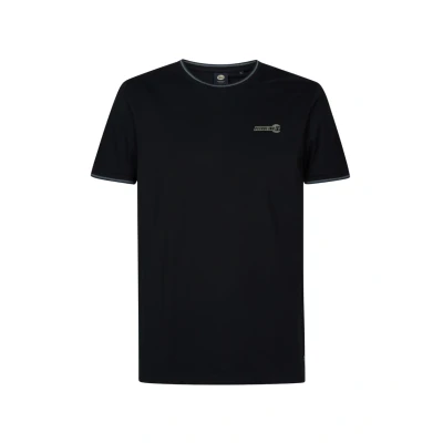 Afbeelding van Petrol Industries Kurzarm Tshirt print, Heren, Maat: Large, Schwarz