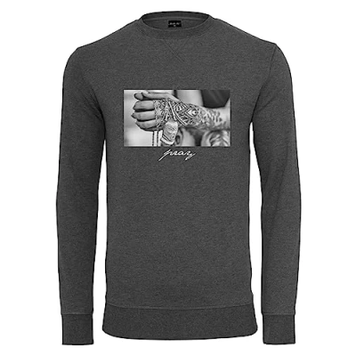 Afbeelding van Mister Tee Pray 2.0 Crewneck sweater/trui M Grijs