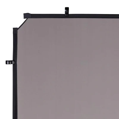 Afbeelding van Manfrotto EzyFrame Fotografie/Video Groot Formaat Opvouwbare Achtergrond Cover 2 x 2.3m Grijs/Ultra Draagbaar/Familie Shoots/Portretten/Geanimeerde Actie Poses/Mode/Commercieel LL LB7955