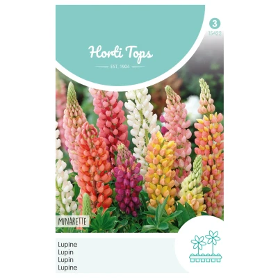 Afbeelding van Lupinus, Lupine Minarette gemengd