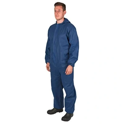 Afbeelding van Kerbl 3432 polypropyleen wegwerp overall, maat L, blauw