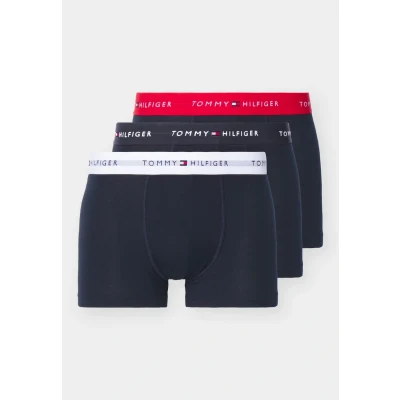 Afbeelding van Tommy Hilfiger Signature 3 PACK Boxerbriefs, Heren, Maat: Small, Primary red/white/desert sky