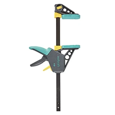 Afbeelding van wolfcraft Éénhandklem EHZ &quot;PRO&quot; 100/300 mm I 3031000 De professionele eenhandklem: klemmen en openen met één hand