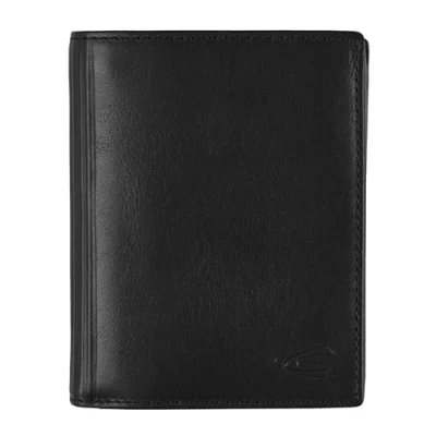 Afbeelding van camel active Leren Portemonnee Cliff High Form Wallet Black Zwart