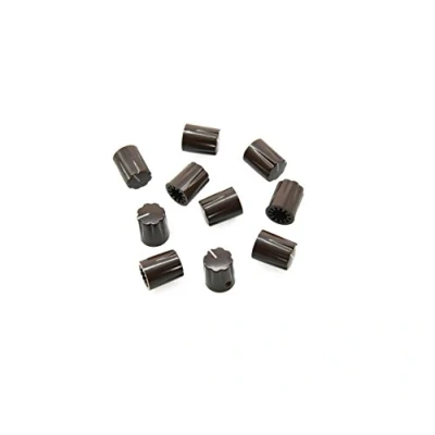 Afbeelding van KAISH 10 stks gitaar geschulpte rand versterker knop cilinder effect pedaal knoppen BRON