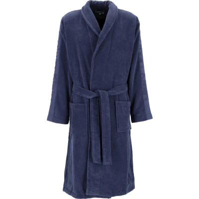 Afbeelding van Calvin Klein heren badjas badstof blauw