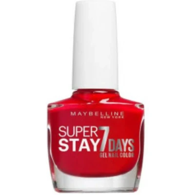 Afbeelding van 3x Maybelline SuperStay 7 Days Nagellak 08 Passionate Red