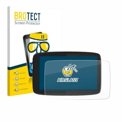 Afbeelding van BROTECT Screenprotector voor TomTom GO Camper Tour Folie Beschermfolie Beschermglas transparant