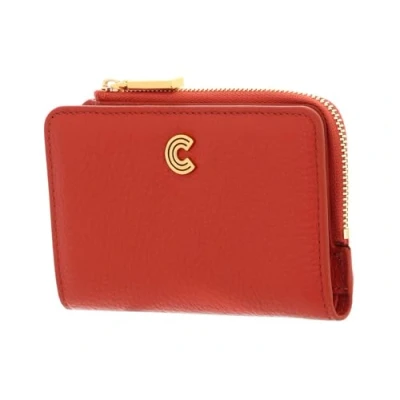 Afbeelding van COCCINELLE Myrine Wallet Grained Leather Tangerine
