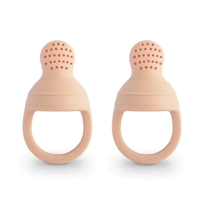 Afbeelding van Mushie Fruitspeen Siliconen Blush 2st.