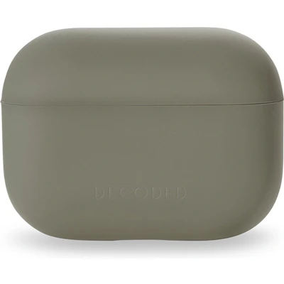 Afbeelding van Siliconen Aircase voor de AirPods 3 (2021) Olive hoesje Decoded earbuds Groen En TPU (zacht)