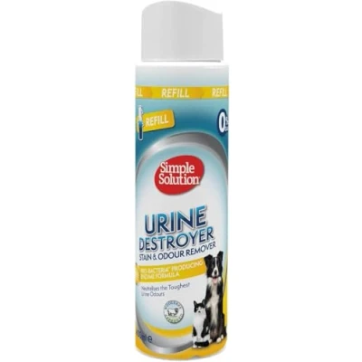 Afbeelding van Simple Solution Nieuwe Spray Technologie Navul Urine Destroyer Pet Stain and Odour Remover met Pro bacteriën Reinigingskracht 400ml