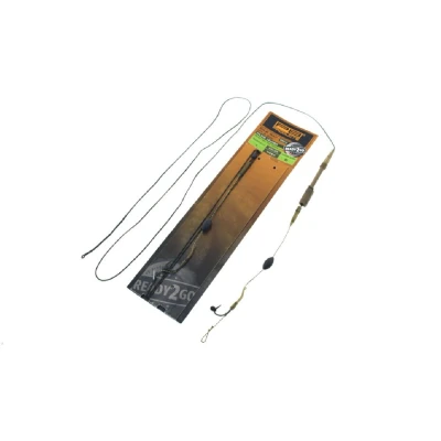 Afbeelding van PB Products R2G Inline SR Leader 90 / Shot on the Hook Overloaded Rig Haakmaat 4 (90cm) (2 Stuks) Karper onderlijnen