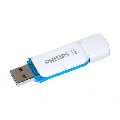 Afbeelding van Philips FM51FD75B USB Stick 512 GB Snow Edition Ocean Blue 3.0 Type A 3.2 Gen 1 (3.1 1) Wit