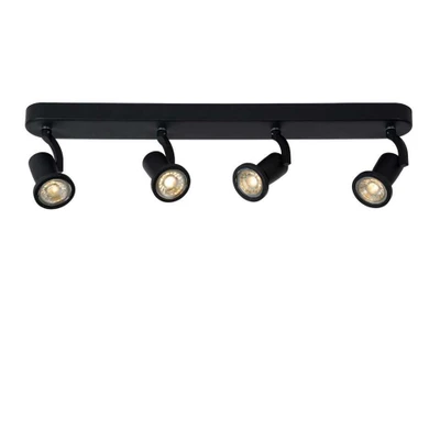 Afbeelding van Lucide JASTER LED Plafondspot GU10 4x5W Zwart