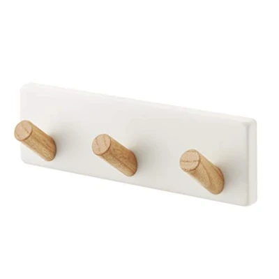 Afbeelding van Yamazaki Ophanghaak Tosca 3 Stuks Op Rij Wit 16,5x4x5cm